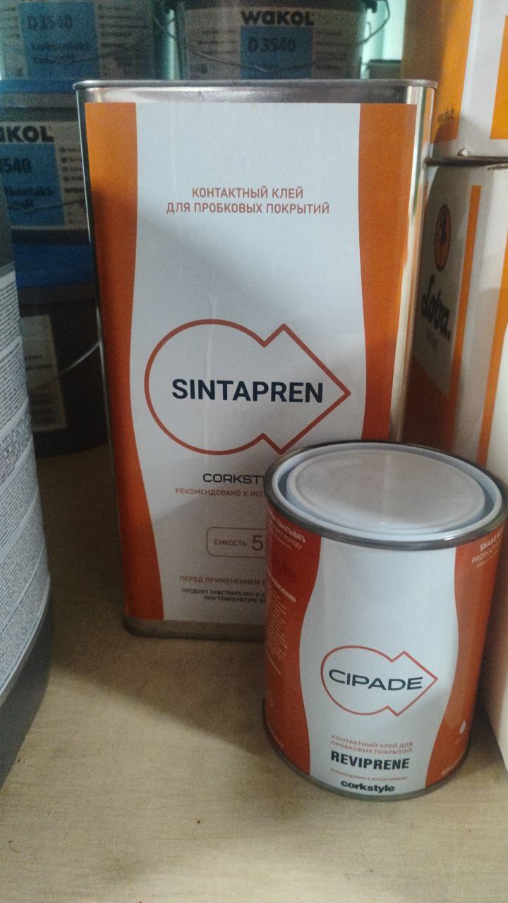 Клей для пробки Corkstyle Sintapren 5 л